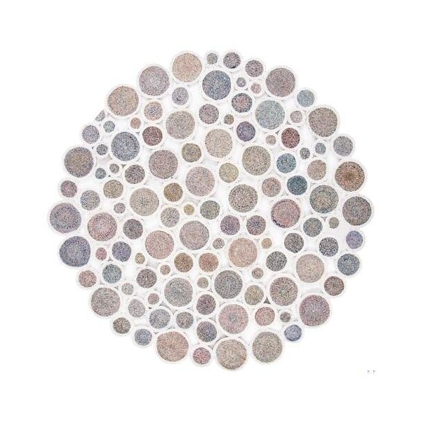 Safavieh 4 x 4 ft. Cape Cod Round Area Rug, Green & Ivory CAP232Y-4R - main